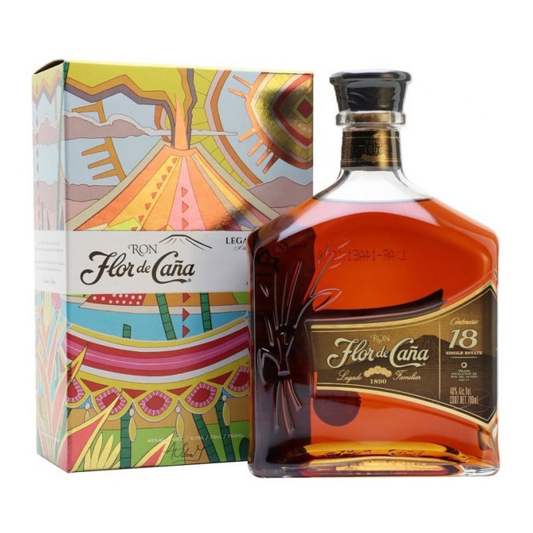 RUM FLOR DE CAÑA GRAN RESERVE 18YEARS (1 pz) LEGACY EDITION I-CENTENARIO 70CL-ASTUCC